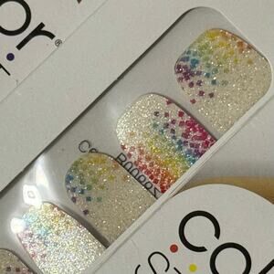 New Color Street “Celebrate Differences” Multicolor Rainbow Confetti Nail Strips